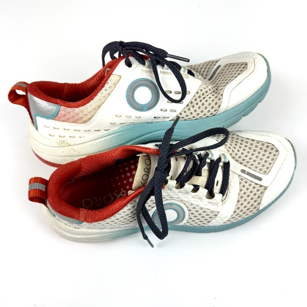 Skora Pulse Running Shoes Women’s Sz 6.5 White Blue Mesh Lace Up Sneakers Casual - Picture 3 of 7